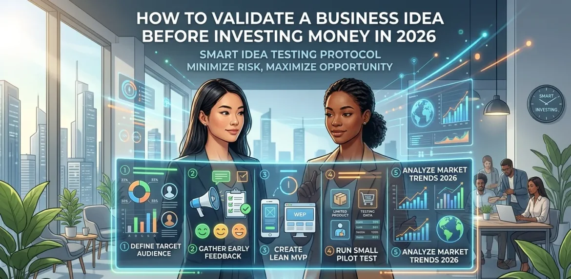 How to Validate a Business Idea Before Investing Money in 2026