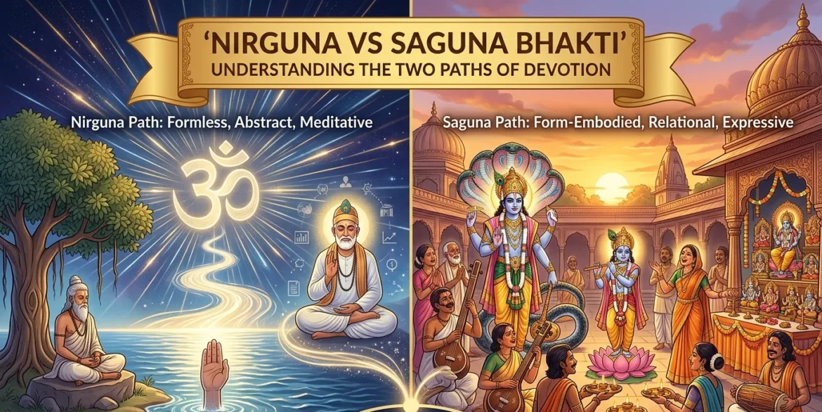 Nirguna vs Saguna Bhakti: Understanding the Two Paths of Devotion