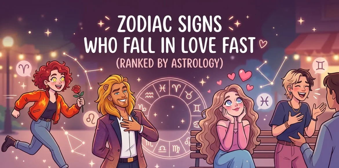 Zodiac Signs Who Fall in Love Fast (Ranked by Astrology)