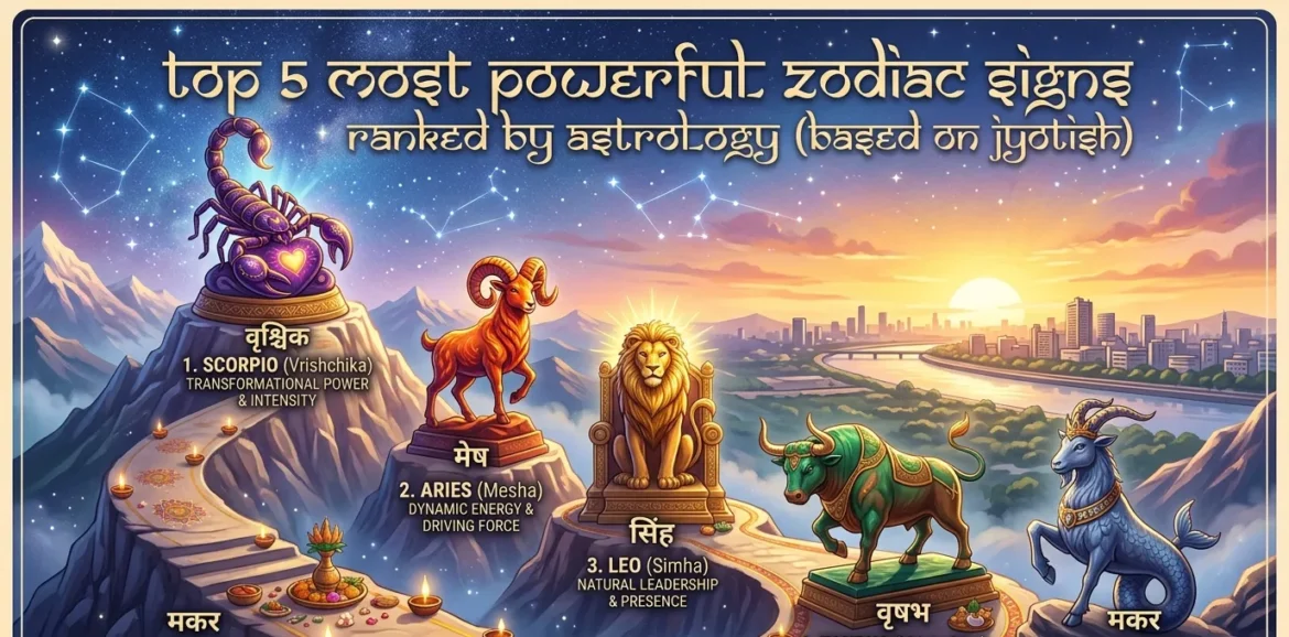 Top 5 Most Powerful Zodiac Signs