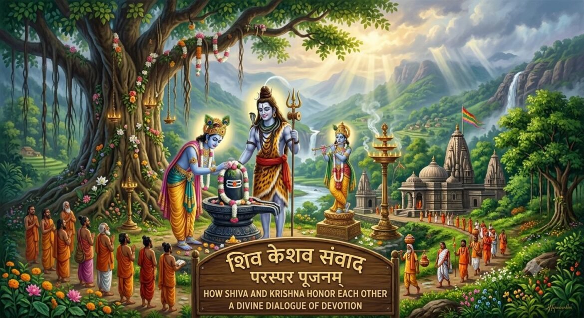 Krishna and Shiva